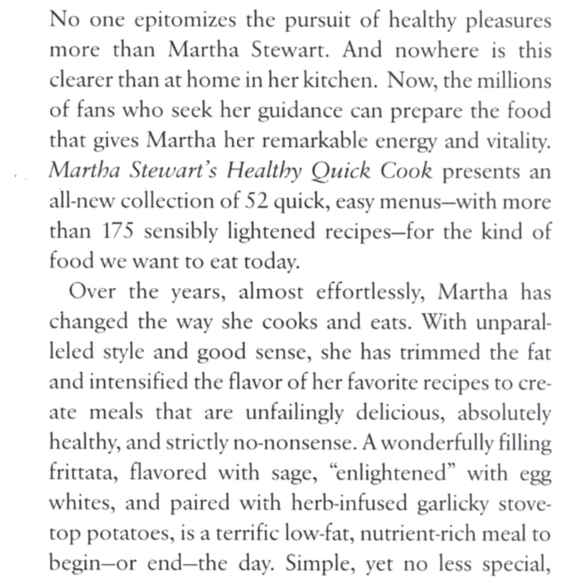 Martha Stewart's Healthy Quick Cook Book 4 Seasons Menus To Make First E… - Picture 4 of 12